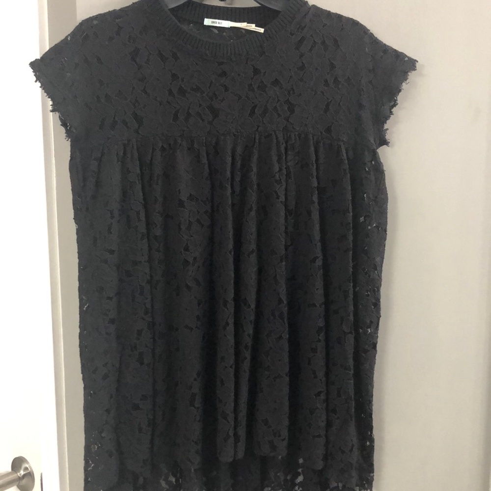 Kimchi Blue black lace babydoll tunic